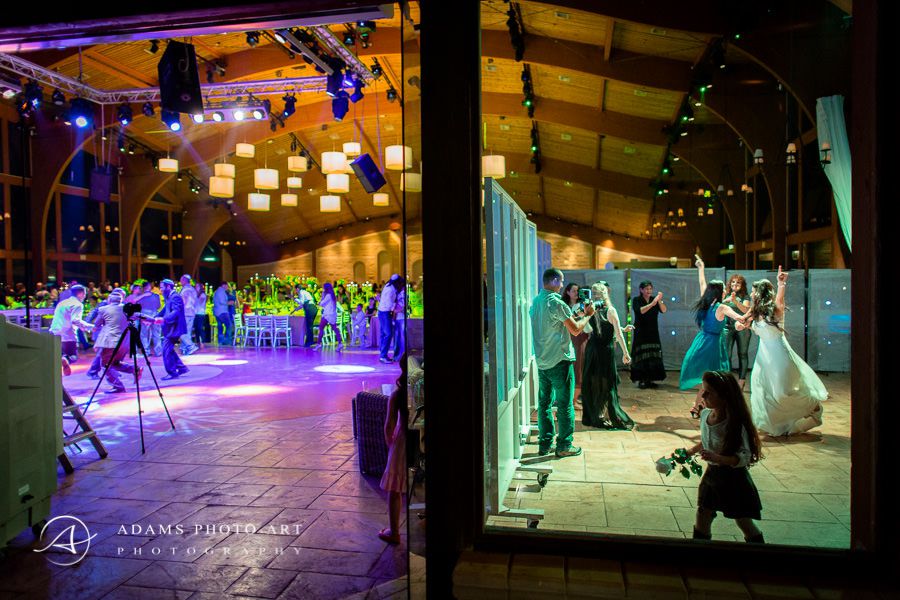 dance floor at the wedding party