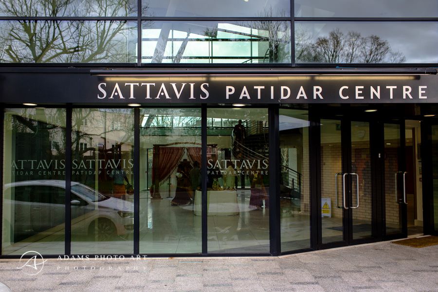entrance to the sattavis patidar centre