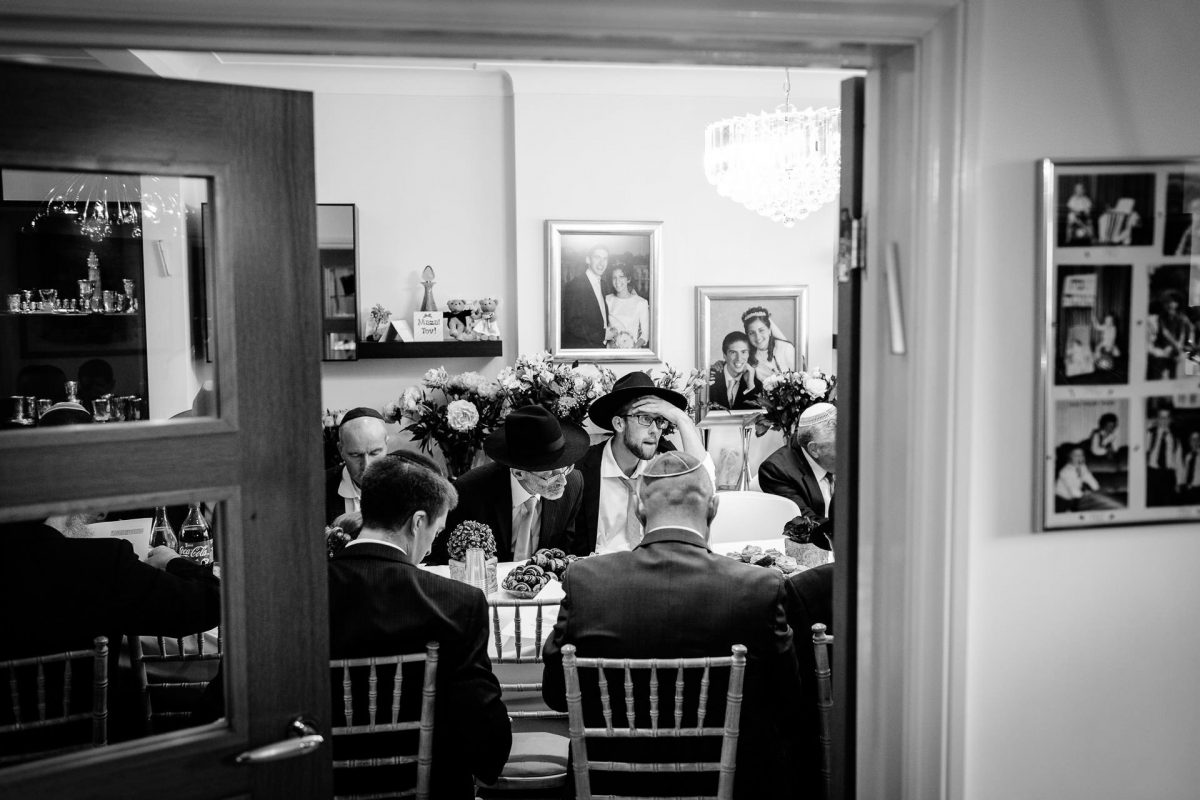 Jewish Wedding Photography guests at the table