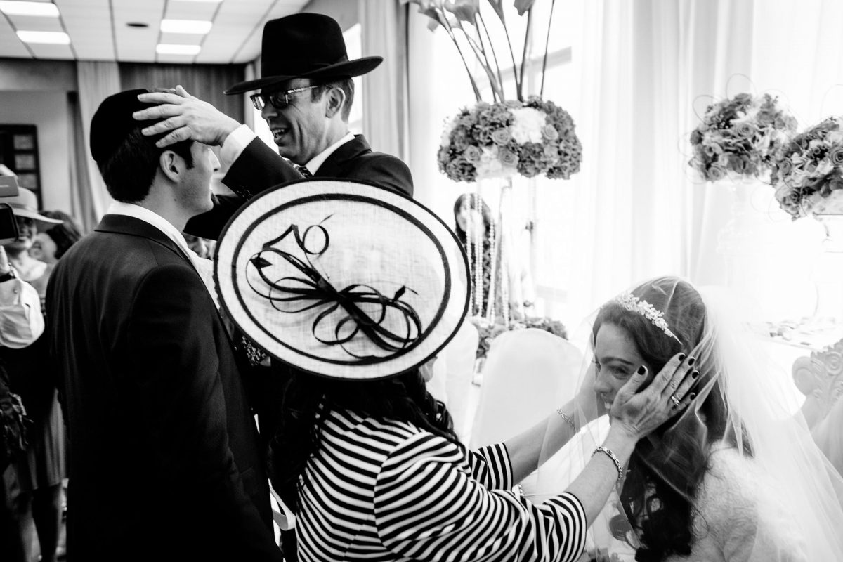 Jewish Wedding Photography parents balssing