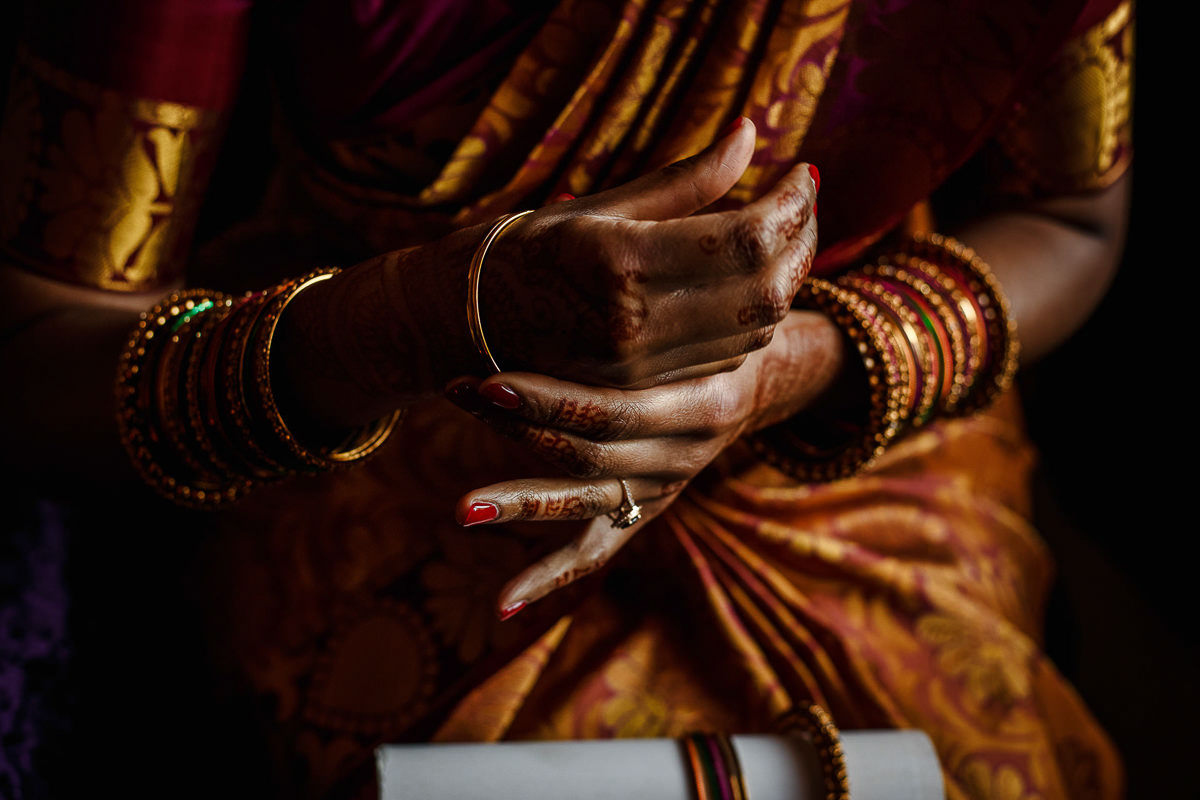 Asian Wedding Photography bride hands