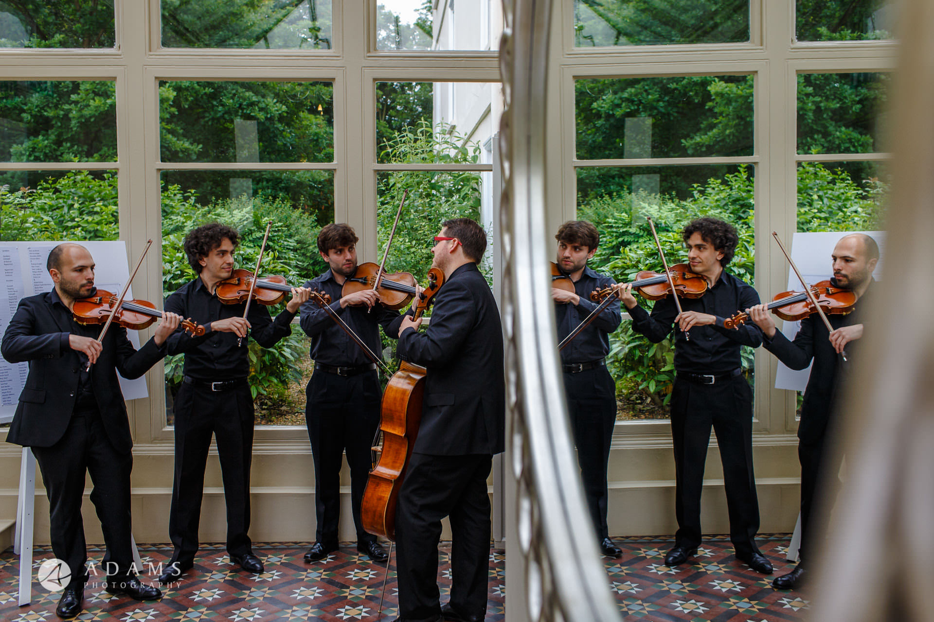  Morden Hall Wedding violin quartet at Morden Hall wedding