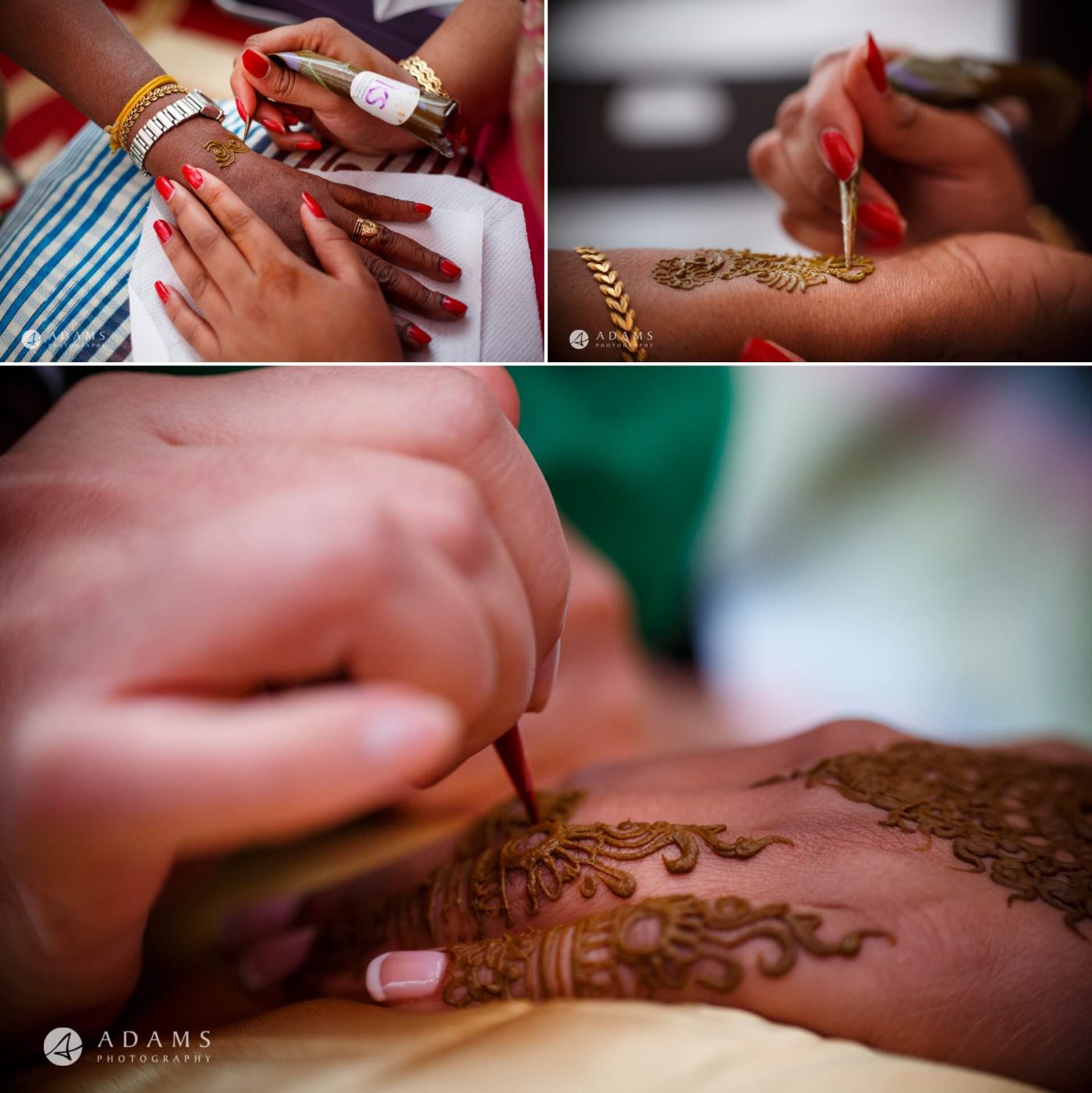 tamil tatoos which are made before the wedding
