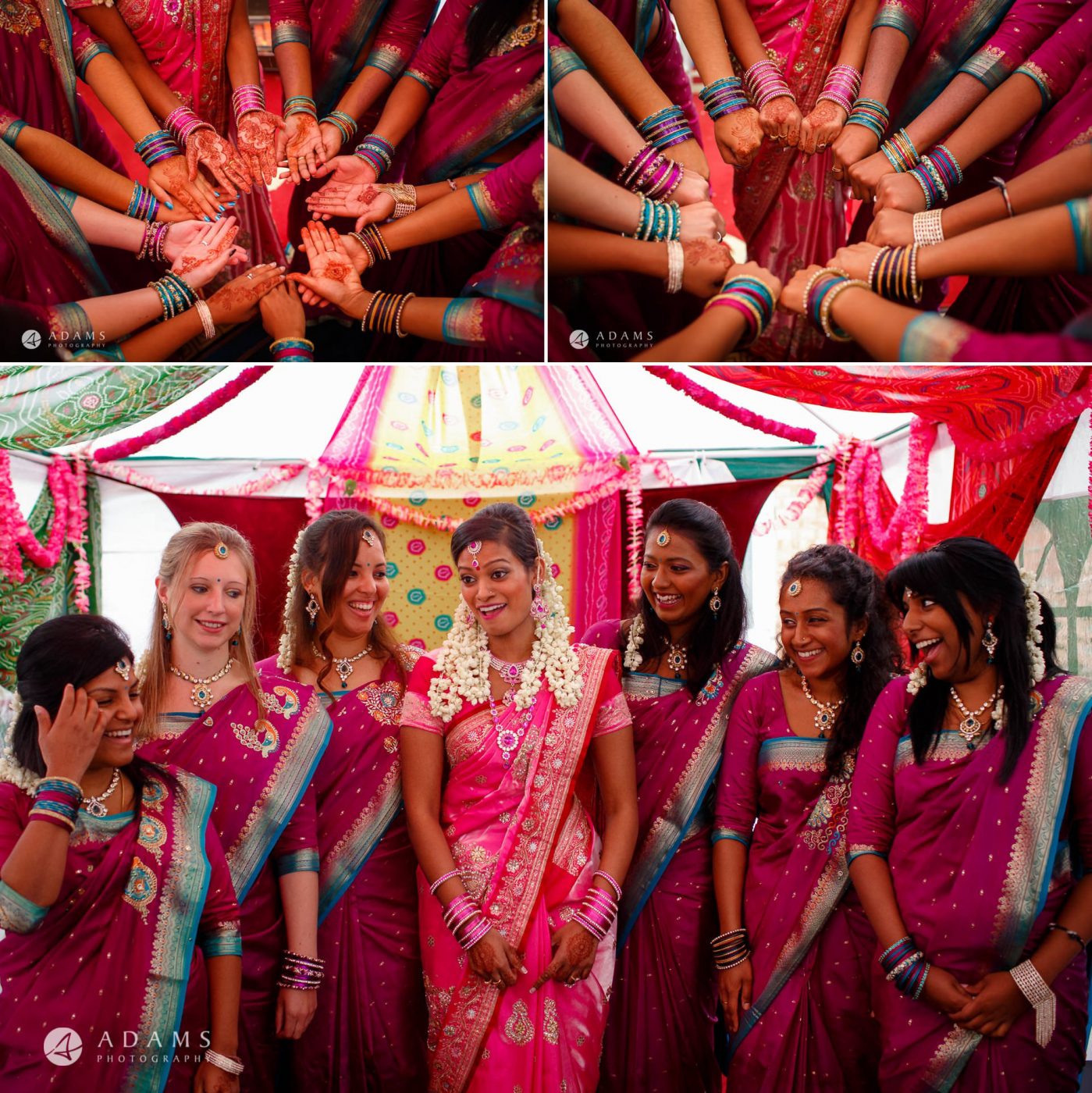 women on the tamil wedding in london