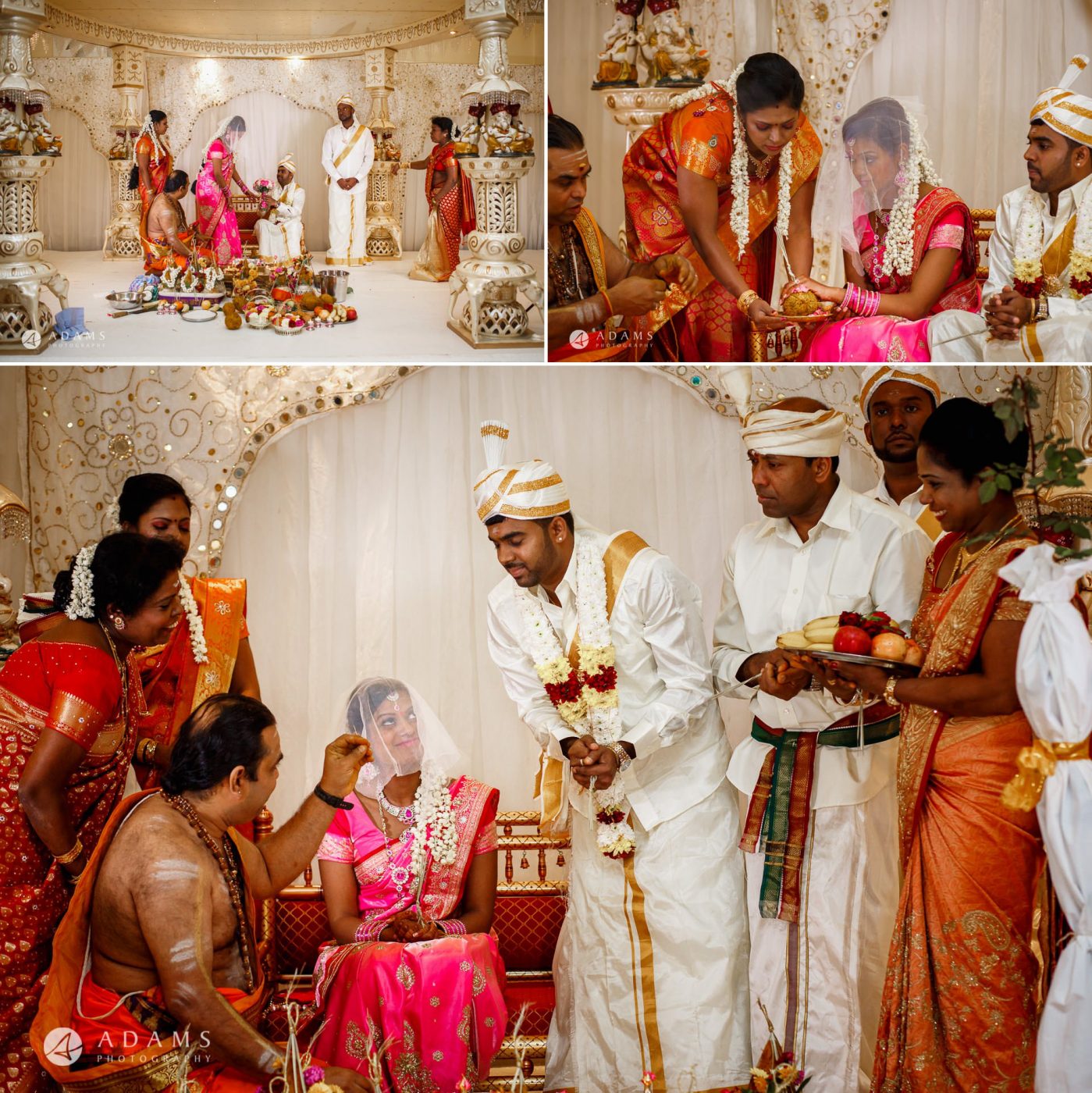 ceremony of the asian tamil wedding in london