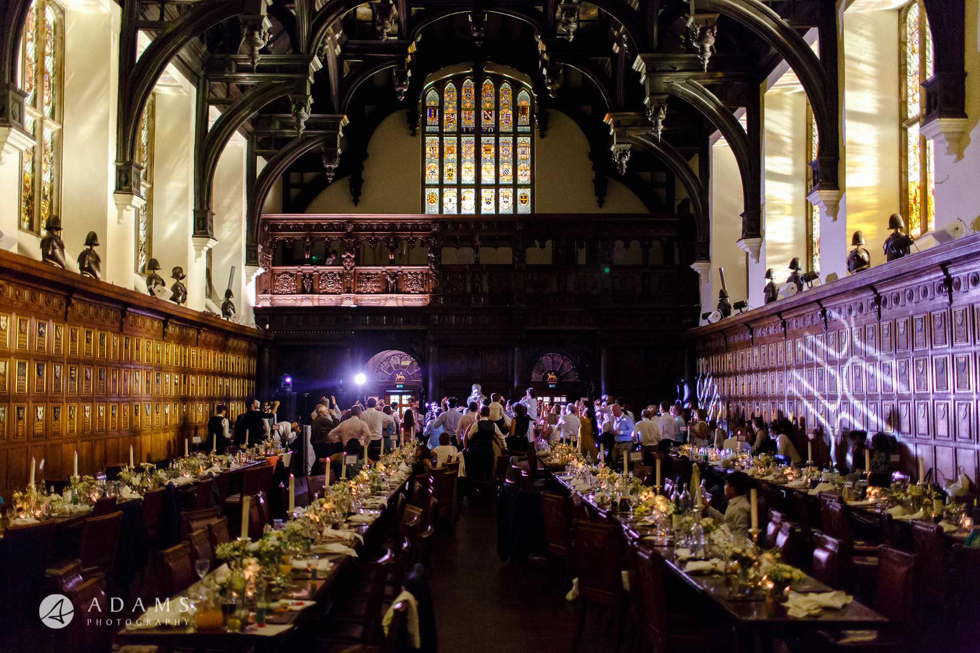 middle temple hall wedding photography view of the room