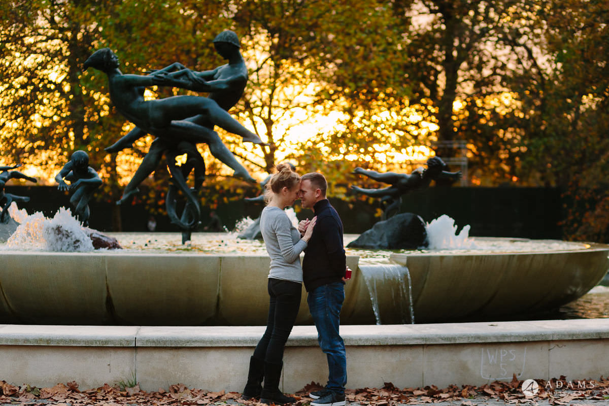 Hyde Park Real Engagement Photos | Mia + Brian 42