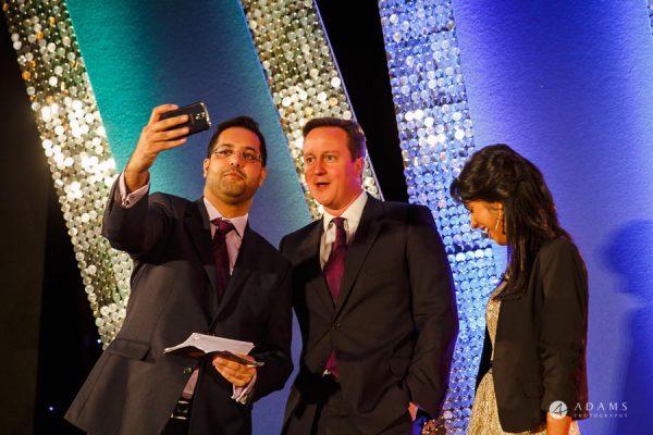 London event photographer David Cameron taking a selfie