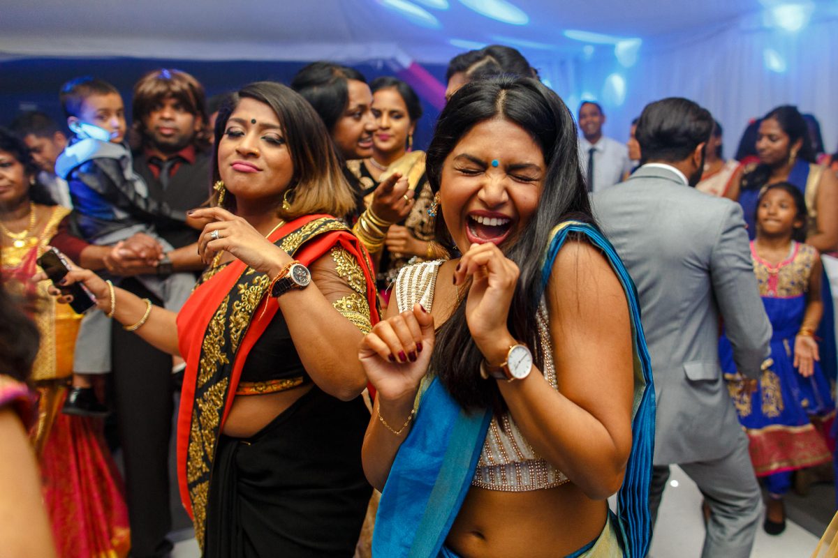 Tamil wedding photography party dance