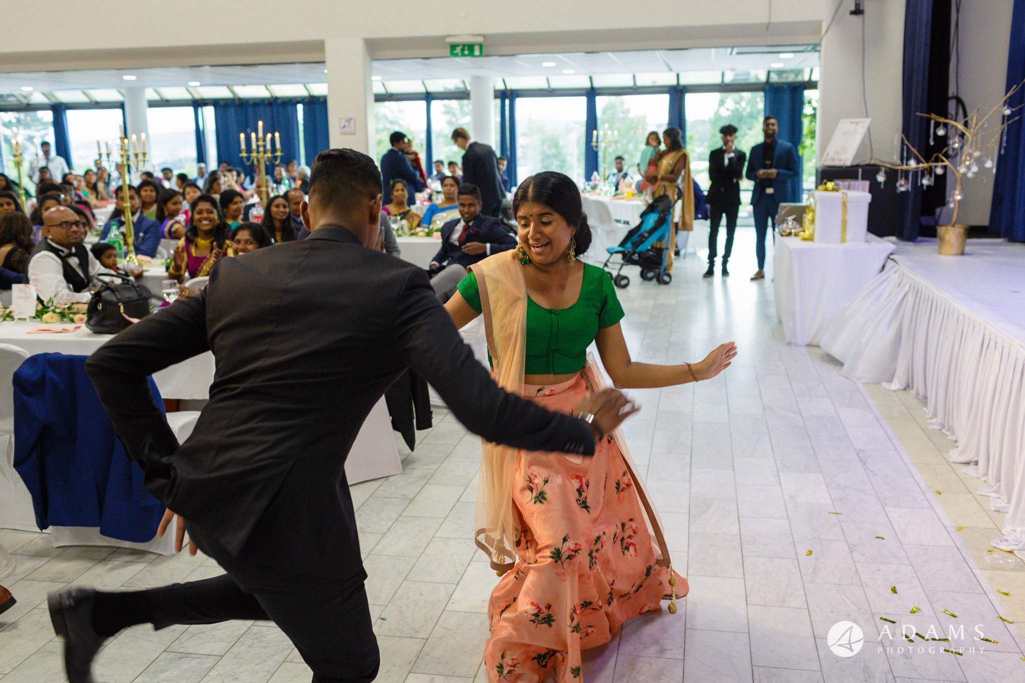 Norway Tamil Wedding family dancing