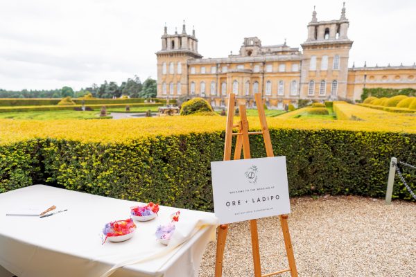 view of the Blenheim Palace Wedding Photographer