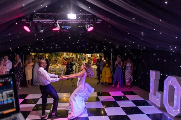 First dance twists at Wedding in Cambridgeshire