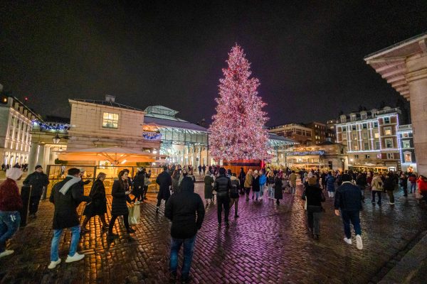 The view of the proposal at Covent Garden in winter in London